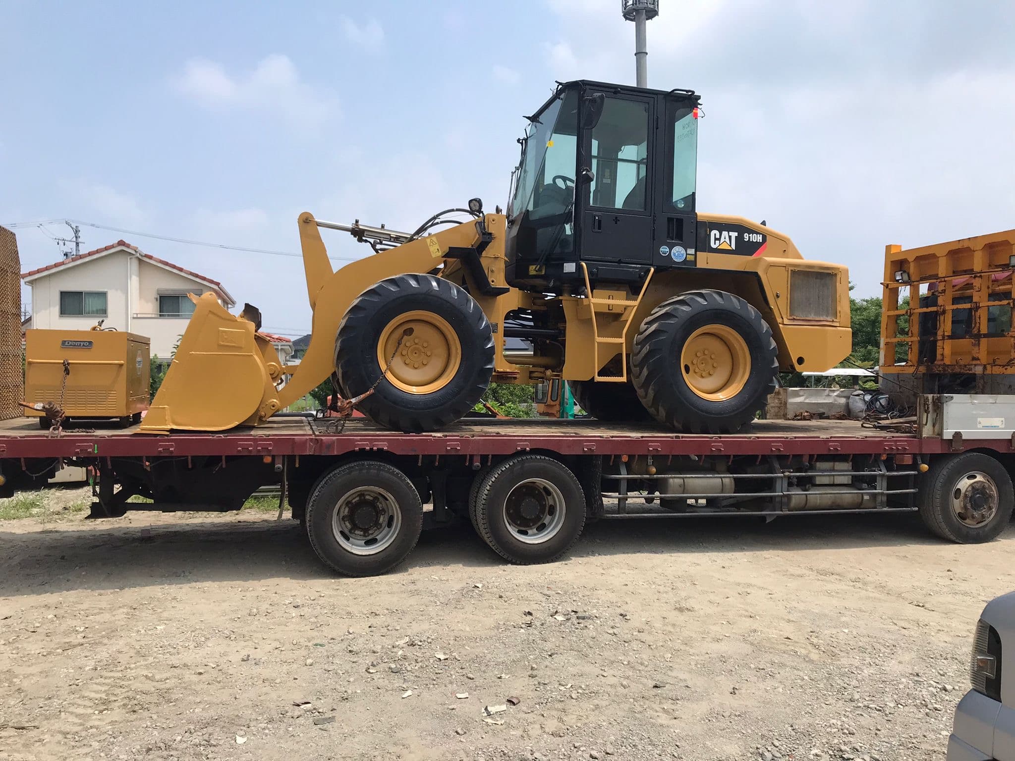 CAT 910H ホイールローダーの買取相談実例